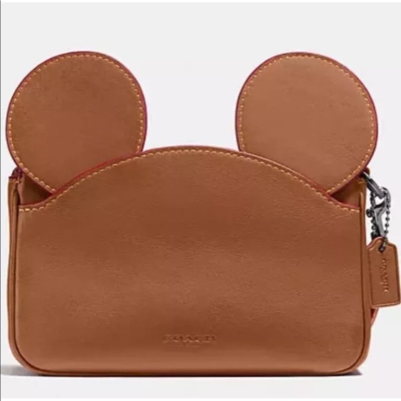 Coach Retired~59529 Disney Mickey Ears LG Wristlet - Picture 2 of 3